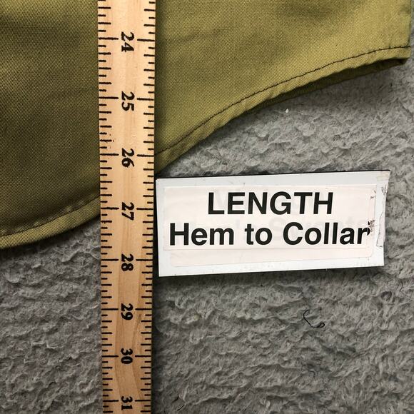 Vintage 70s Boys Scouts of America BSA Uniform Men Small Shirt Green Long Sleeve - Picture 7 of 12
